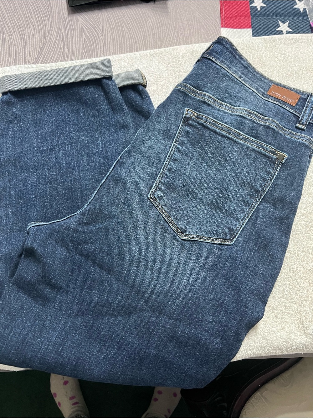 Judy Blue Women’s 14W Flaunt It Slim Fit Jeans NWT Dark Stone JB82390DK